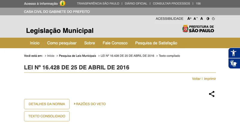 Página oficial da fonte — São Paulo (capital)